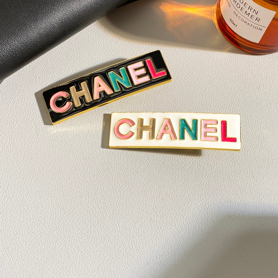 Chanel Colorful Hair Clip(3pcs Total)