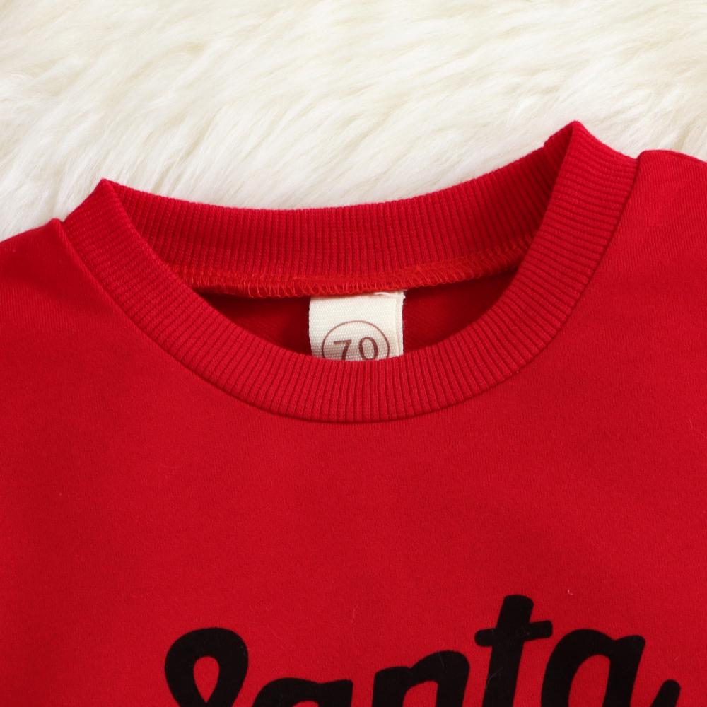 Autumn Christmas Girls Letter Print Leopard Romper Wholesale Baby Clothes