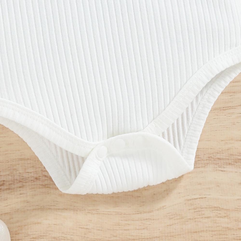 Autumn Baby Girls Romper + Leopard Flared Pants Set Wholesale Baby Girls Clothes